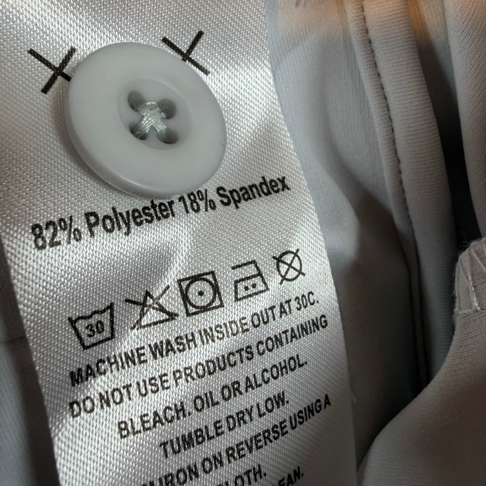 Maelreg Proflex Performance Pants Mens 40x30 Misty Grey Golf Stretch Upf 30+ Nwt — image 6 of 8